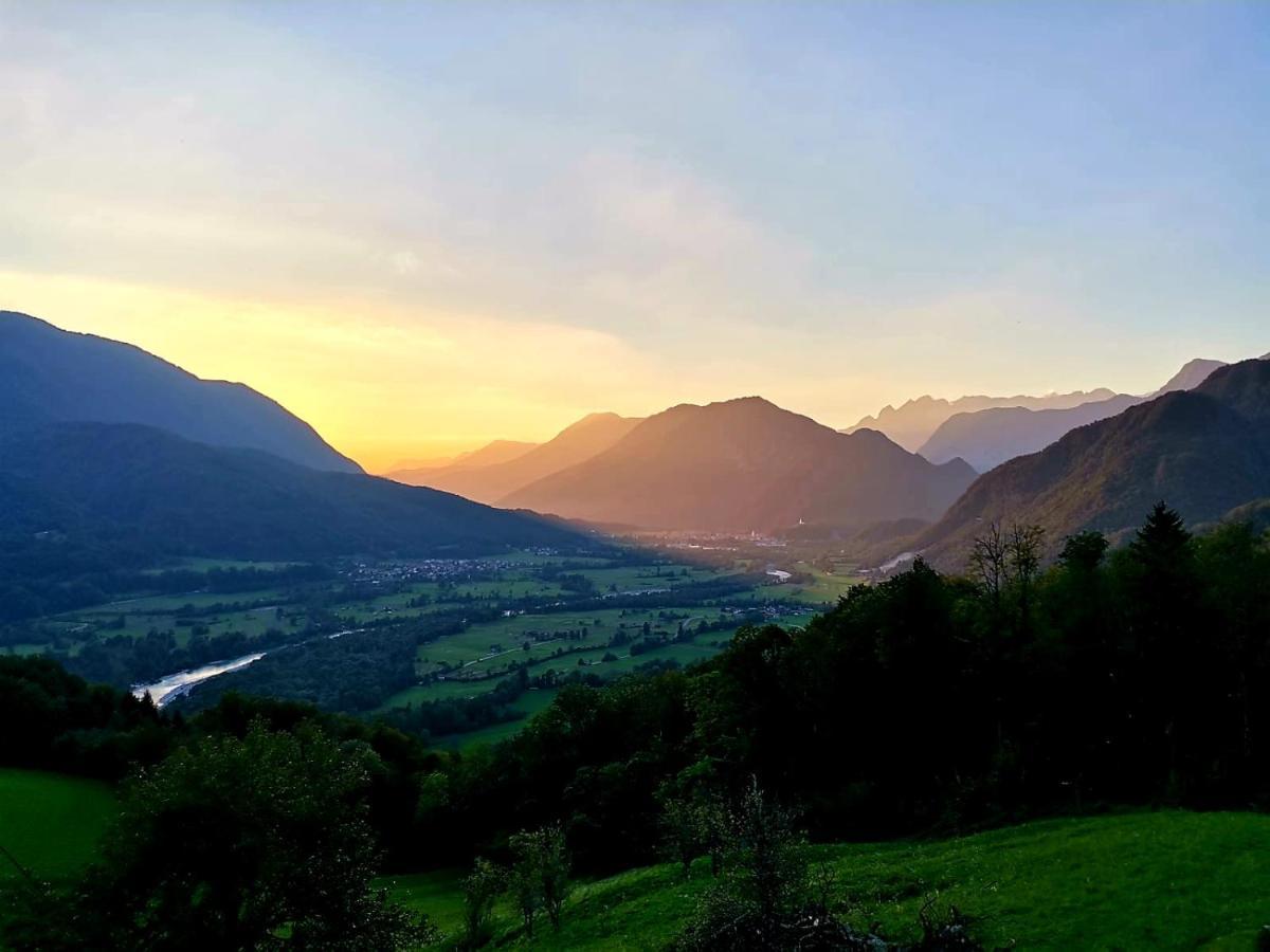 Appartamento Hisa Lukc Kobarid Esterno foto