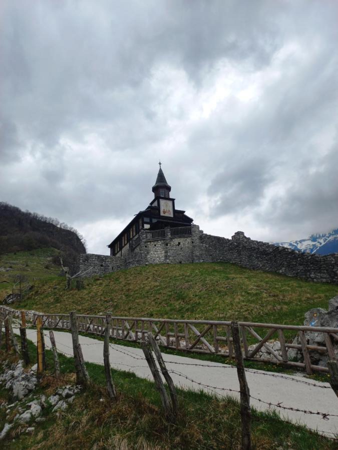 Appartamento Hisa Lukc Kobarid Esterno foto