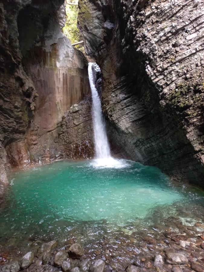 Appartamento Hisa Lukc Kobarid Esterno foto